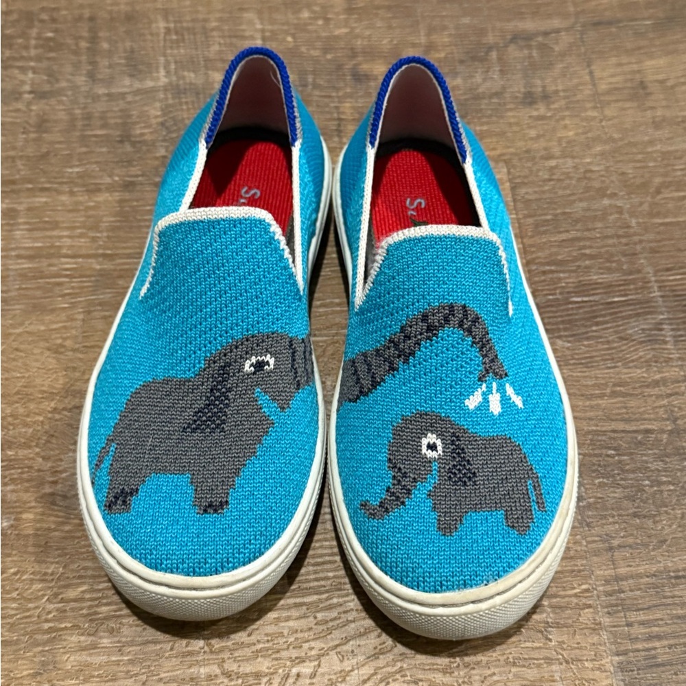 Size 12 kids Rothy’s sneakers